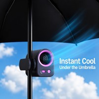 Ventilateur portable sans pales pliable 3000 mAh à aspiration et soufflerie, haute vitesse, rechargeable par USB, mini-ventilateur pour voiture, vente en gros