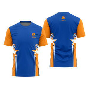 Camiseta de sublimación de malla cuadrada, camiseta de poliéster reciclado, Camiseta deportiva para eventos, camisetas de sublimación para correr para hombres - Product Image 2