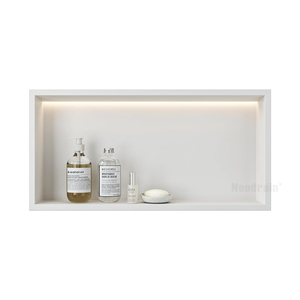 Certifié FCC 304 acier inoxydable mur <span class=keywords><strong>niche</strong></span> salle de bain lumières de rangement Design moderne <span class=keywords><strong>niche</strong></span> de <span class=keywords><strong>douche</strong></span> à la mode à des fins décoratives - Product Image 1