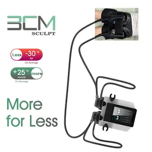 New Design Stronger Hiemt + Ems Muscle Stimulation Machines Body Contouring Ems Muscle Stimulator Ems Shaping Sculpt Machine