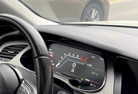 Convient pour la modification des véhicules Audi avec un nouvel écran d'affichage de navigation sur tableau de bord LCD A1 A3 A4 A5 A6 A7 Q1 Q3 Q4 Q5