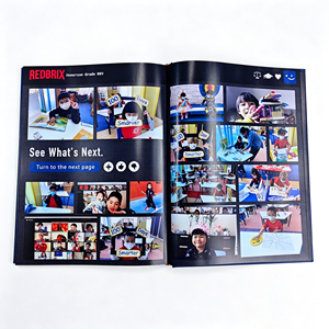 <span class=keywords><strong>Livre</strong></span> personnalisé imprimé sur le thème de <span class=keywords><strong>la</strong></span> vie scolaire, reliure cousue à point noué, dos carré, couverture rigide avec pelliculage. - Product Image 4