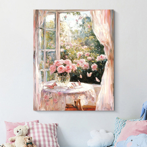 <span class=keywords><strong>Peinture</strong></span> par numéros personnalisée à <span class=keywords><strong>faire</strong></span> soi-même, une scène de rose de rêve, adaptée à la décoration de la maison et aux kits d'artisanat dans les salons et les chambres - Product Image 2