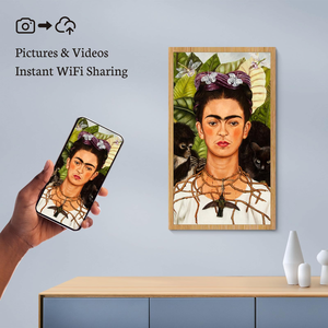 Art Digital <strong>Frames</strong> Picture Video Wall Mounted Anti-Glare Matte Mobile Transfer <strong>Canvas</strong> Painting Lcd Digital Photo <strong>Frame</strong> for Home - Product Image 6