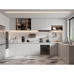 Mobili da <span class=keywords><strong>Cucina</strong></span> su Misura con Pianificazione dello Spazio Personalizzata e Partizioni Organizzate per Cucine Domestiche Dinamiche - Product Image 2