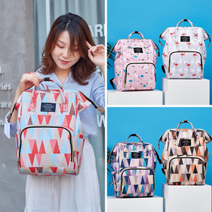 Grand sac à dos de voyage pour bébé, sac à dos à bandoulière pour maman, sac à langer durable, imprimé, élégant, sac à langer pour maman, dessin animé, <span class=keywords><strong>2020</strong></span> - Product Image 6