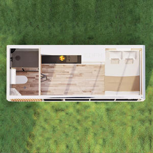 20 pieds 40 pieds pliable maison préfabriquée coulissante Pod cuisine extensible Glamping Pod cabine pour écoles centres commerciaux vie urbaine - Product Image 2