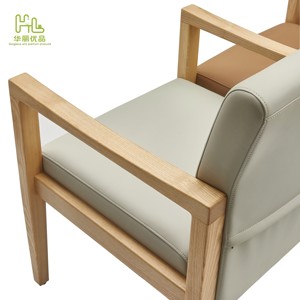 <span class=keywords><strong>Fauteuil</strong></span> d'attente 3 places en bois de frêne massif avec revêtement PU facile à nettoyer pour hôpitaux et cliniques - Product Image 5