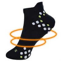 Chaussettes de pression de massage des pieds personnalisées Réflexologie Massage des pieds Soutien Cheville Points 3D Compression Sport Chaussettes courtes