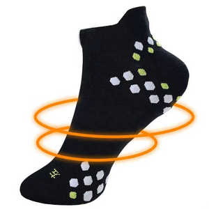 Calcetines de presión de masaje de pies personalizados Reflexología Masaje de pies Soporte Tobillo Puntos 3D Compresión Calcetines cortos deportivos - Product Image 2