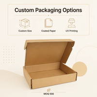 Boîtes d'expédition rigides en carton ondulé E Flute personnalisées avec laminage mat et gaufrage, emballage durable et recyclable pour la logistique mondiale