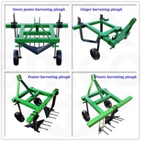 Mesin Panen Kentang & Wortel Mini dengan Mesin & Gearbox untuk Penggunaan Pertanian yang Dipasang di Traktor - Produktivitas Tinggi & Pengoperasian Mudah dengan Penggerak Gigi