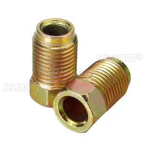 50 Piezas de Conectores de Tubería de Freno de Cobre Macho y Hembra, Tuercas Métricas M10 x 1 mm para Unión de Extremos de Tubo de 3/16'', Kit de Accesorios para Línea de Freno - Product Image 3