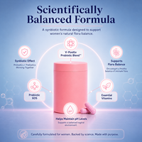 Service de fabrication de capsules probiotiques végétaliennes personnalisées OEM, 60 pièces, marque privée, pour compléments alimentaires quotidiens.