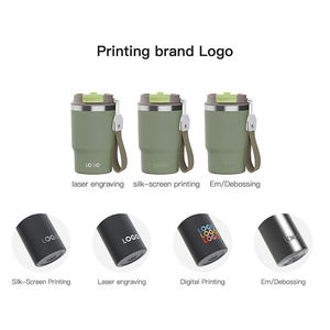 Gobelet isotherme en acier inoxydable de 16 oz, anti-fuite, à double paroi, thermos à vide, tasse à café 2 en 1, pour 12 à 24 heures - Product Image 5