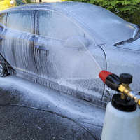 Lance à mousse de neige avec bouteille transparente pour nettoyeur haute pression, lavage auto