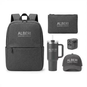 Ensemble Cadeau Souvenir Personnalisé avec Logo d'Entreprise, Design Best-seller, Bouteille en Acier Inoxydable, Sac à Dos en Cuir, Vente en Gros OEM ODM - Product Image 4