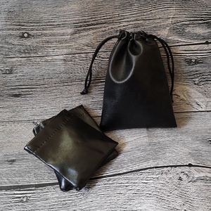 PU Leather <b>Drawstring</b> Pouch <b>Bag</b> - Product Image 1