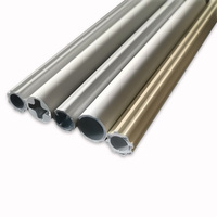 Guangdong Foshan Accessoires de stores zébrés personnalisés Rails inférieurs électriques Type d'installation intégré d'une usine d'extrusion