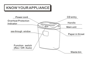 Trituradora de papel comercial y de oficina de nuevo estilo, energía eléctrica con capacidades de trituración de CD y tarjetas, proveedor directo - Product Image 5