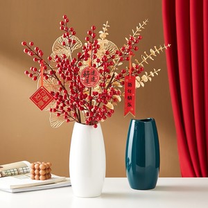 ดอกไม้ประดิษฐ์ Fortune Fruit สูง 20 ถึง 80 ซม. ตกแต่งปีใหม่จีนแบบสมจริง - Product Image 1