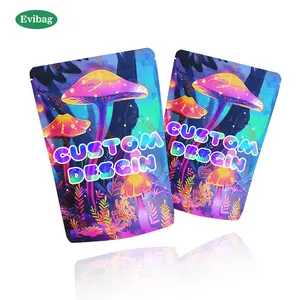 Embalagem com logotipo personalizado 1 onça 28g 7 gramas de goma 3.5g de doces comestíveis saco com zíper portátil reutilizável bolsa de plástico Mylar