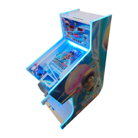 Machine de flipper à monnayeur personnalisée pour enfants avec levier, distributeur de tickets de récompense et mécanisme à monnayeur
