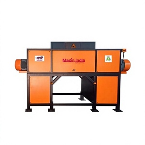 Broyeur FRP haute performance à double arbre semi-automatique électrique pour le recyclage du plastique, capacité de 500 kg/h - Product Image 1
