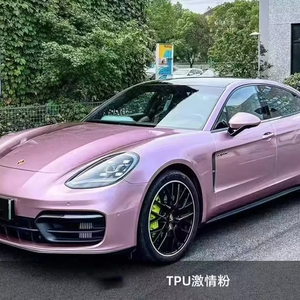 Color PPF 7.5mil 8.0mil Pegatinas secas y húmedas TPU Passion Pink <span class=keywords><strong>Película</strong></span> protectora para automóvil-Fácil instalación Envoltura <span class=keywords><strong>de</strong></span> vinilo para automóvil - Product Image 3