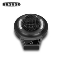 Microphone de bureau filaire à condensateur intégré avec suppression du bruit pour conférences, diffusion et enregistrement, alimentation fantôme 24V-48V