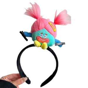 أشرطة شعر دمية صوف مرجاني مضحكة للنساء أشرطة رأس مخملية بناتي كرتونية غطاء رأس للحفلات تأثيري زينة إكسسوارات للشعر - Product Image 6