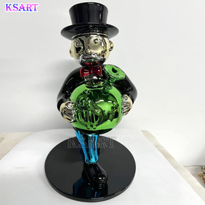 Escultura Decorativa de <span class=keywords><strong>Alec</strong></span> <span class=keywords><strong>Monopoly</strong></span> en Resina, Decoración de Interiores, Electrochapada - Product Image 6