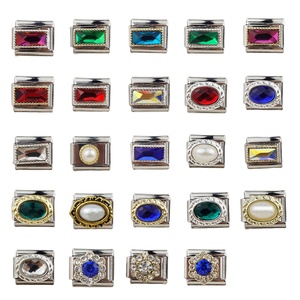 Pulsera de la Serie Gem de Estilo Italiano, Nuevo Lanzamiento, Cadena de Ensamblaje Personalizada, Joyería de Moda con Dijes - Product Image 2