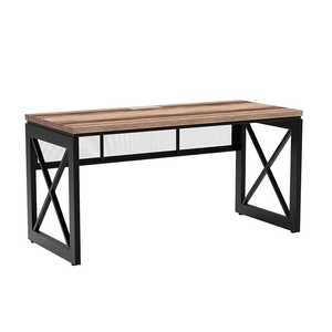 Home Office Furniture Luxury Style Computer Table PC Metal Legs MDF Desktop <strong>Cheap</strong> Office Desks - Product Image 1