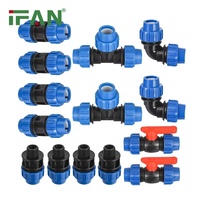 IFAN ISO 4427 FACTORY PN16 PN20 Irrigation PP Compression HDPE Raccords pour joint de tuyau