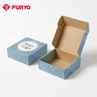 Venta Directa de Fábrica, Cajas de Envío Corrugadas Azules, Caja de Correo con Logotipo Personalizado, Caja de Cartón Pequeña para Productos del Hogar