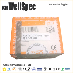 อุปกรณ์ป้องกันไฟกระชาก OBO (SPD) V25-B ป้องกันฟ้าผ่า + C 3 + T1 <span class=keywords><strong>NPE</strong></span>-385V + T2 4P 50kA IP20 1.5kV พลังงานสแตนเลส - Product Image 6