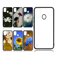 Novelcases Série ITEL 2D TPU+PC+Plaque en aluminium Sublimation Antichoc Design personnalisé Coque de téléphone unie Impression photo A48