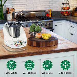 Planche coulissante en acrylique pour <span class=keywords><strong>Thermomix</strong></span> TM6 TM5 Classic White Quick Movement - Product Image 5