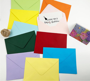 Enveloppes en gros de couleur, enveloppes en papier double colle, enveloppes en papier kraft à <span class=keywords><strong>prix</strong></span> abordable, enveloppes noires pour cartes de vœux Cali - Product Image 6