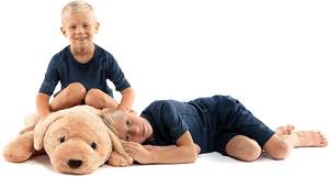 Kustom Realistis Besar Boneka Anjing Memeluk Mainan-Raksasa Tidur Tubuh Mewah Bantal untuk Anak-anak, Dewasa-Ideal - Product Image 6