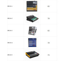 Console de mixage audio professionnelle avec système de sonorisation alimenté par Bluetooth pour scène, mariage, karaoké, bar