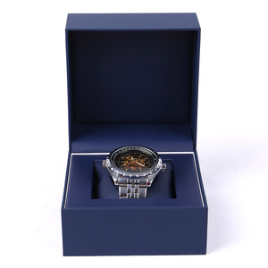 定制Logo表壳PU皮革礼品包装珠宝展示盒男女手表盒 - Product Image 2