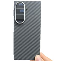 Étui de protection magnétique en fibre de carbone véritable personnalisé pour Z Fold7, protection militaire anti-chute pour les protecteurs d'écran et d'appareil photo