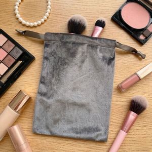 Bolsa de Terciopelo de Algodón con Cordón para Té, Gafas de Sol, Accesorios, Bolsa de Mano Reutilizable, Estuche Cosmético Económico al por Mayor - Product Image 6