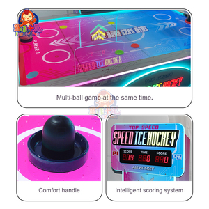Machine d'arcade de table de hockey sur air à pièces pour 2-4 <span class=keywords><strong>joueurs</strong></span> | Table de jeu de hockey sur air à usage commercial - Product Image 5