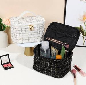 Bolsa de Aseo de Gran Capacidad para Mujer, Neceser de Viaje, Organizador de Maquillaje, Bolsa de Cosméticos con Cierre de Cremallera - Product Image 2