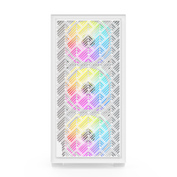 Boîtier de jeu vertical mini-tour Micro ATX OEM en verre et maille blanc avec refroidisseur liquide 240 USB3.0