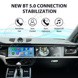 BaoShang doble pantalla táctil 12,3 pulgadas Android 13 inalámbrico <span class=keywords><strong>Apple</strong></span> <span class=keywords><strong>Carplay</strong></span> Radio de coche para Porsche Macan 2018-2024 navegación Gps - Product Image 4