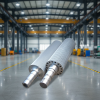 Rouleau ondulateur en acier allié de qualité supérieure, chromé, pour machine à onduler le carton
